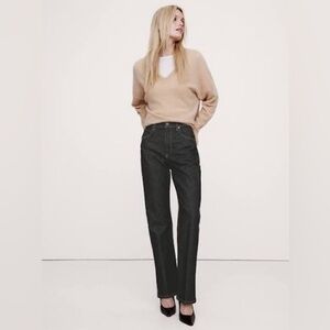 Banana Republic Stacked Bootcut Jeans Dark Wash 30P Petite Denim Classic Casual